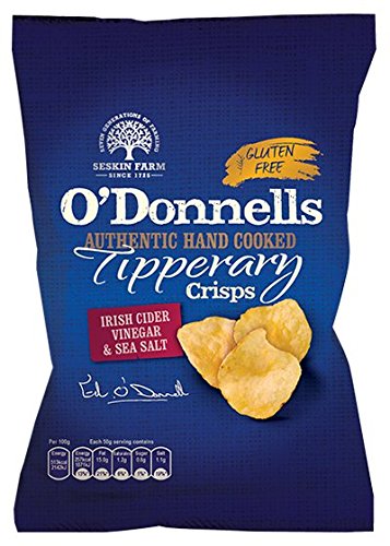 O'Donnell's Irish Cider Vinegar & Sea Salt Crisps 12 x 125g