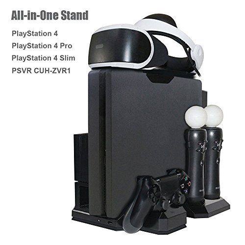 All In 1 Charger Vertical Display Stand A Elecgear Multi Charging Station Cooling Fan