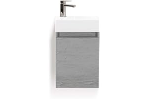 Wunderbad Gäste-WC Badmöbel Waschbecken mit Unterschrank