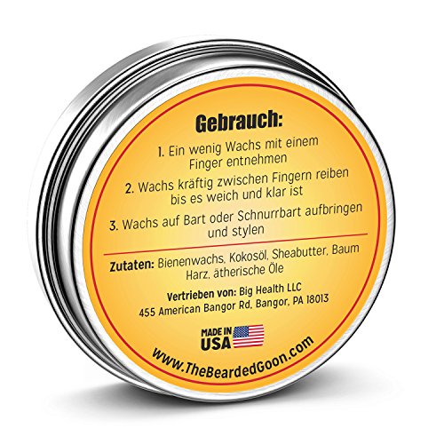 The Bearded Goon’s Lächerlich Starke Beard & Handlebar Moustache Mustache Wax – 28g (30ml) - 6
