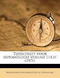Image de Tijdschrift Voor Entomologie Volume 114.D. (1971)
