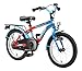Produktbild BIKESTAR Premium Sicherheits Kinderfahrrad 16 Zoll für Jungen und Mädchen ab 4-5 Jahre  16er Kinderrad Modern  Fahrrad für Kinder Blau & Rot