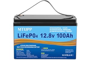 GENERIC LiFePO (12V) LiFePO4 Battery 12V 100Ah Lithium leisure battery, Lithium Iron Phosphate Battery for RV, Solar System,Boat, Marine,mobility scooter.