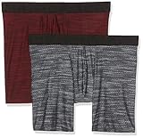 De la marca Under Armour Under Armour Tech 6In 2 Pack Novelty Ropa Interior, Hombre, Rojo (Dark Maroon/Steel 600), M