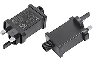 AOYYGG Replace 12V 1000mA/1250mA/1500mA Transformer Power Supply Converter IP44 Waterproof Adapter Charger Plug Yard Inflatable LED Replacement Transformers (UK 1000mA)