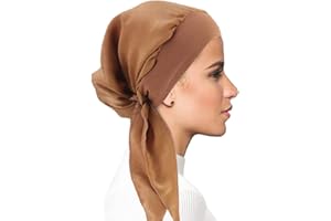 FADACHY Chemo Headwear for Women Head Scarfs Turbans UK Cancer Scarves Bandanas Hair Loss Beanie Hat Cancer Headwear Headwrap Scarfs Cap Silky Muslim