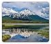 Produktbild Drempad Gaming Mauspads, Oregon Mouse Pad, Mount Bachelor and Little Lava Lake in Deschutes County United States Nature Photo, Standard Size Rectangle Non-Slip Rubber Mousepad, Multicolor