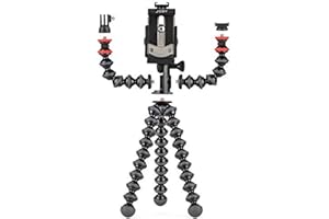 JOBY GorillaPod Mobile Rig, Kit, Incluye Dos Brazos, para Smartphone, iPhone, Vlogging, Youtube Video, JB01533-BWW