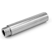 Roestvrij Staal Douche Arm Douchearm Verlenging 6 Inch - Roestvrijstalen Douchekopverlenger G1/2 Voor Een Betere Douche-ervaring, Eenvoudig Te Installeren G1/2 Douche Verlengstuk