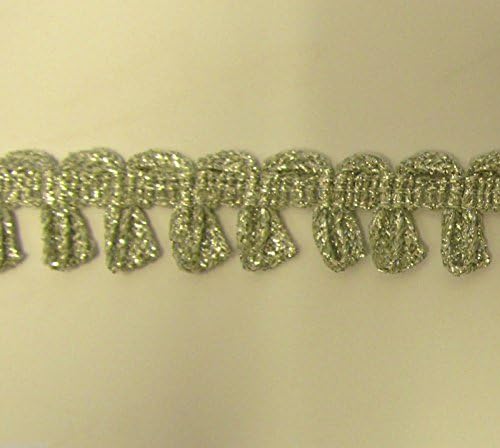 Metallic Silver Designer Braid/Gimp/Trim Craft/Haberdashery-1