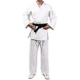 THE WHITE SHOP Essential BJJ Gi for Men | Brazilian Jiu Jitsu Gi | Lightweight Preshrunk Fabric | Superior Sizing Guide (Color : White, Size : XXXL)
