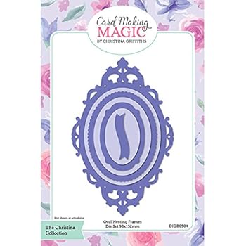 Spellbinders - Nestabilities Decorative Elements Floral Ovals S4-356: Amazon.co.uk: Kitchen & Home