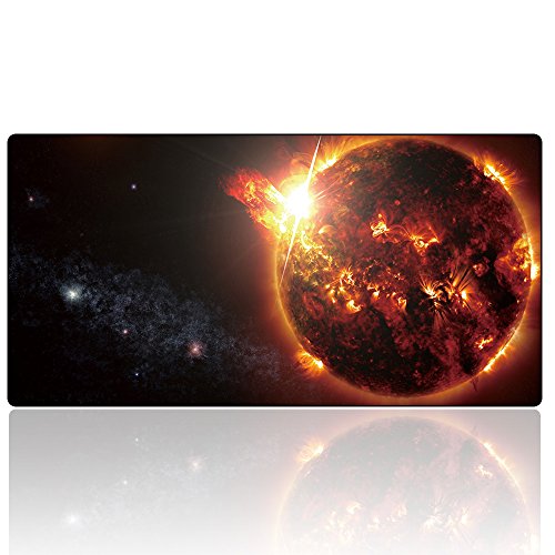 cmhoo Großer Gaming Maus Pad Soft Rubber Bottom Tastatur Matte/Maus-Schreibtisch Pad für Laptop