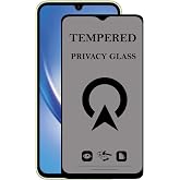 KZY İletişim Samsung Galaxy A34 ile uyumlu Tam Kaplayan Privacy Hayalet Temperli Ekran Koruycu Cam