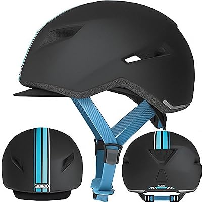 Abus - Yadd-I - Casque pour Vélo - Mixte Adulte - Noir (streak black) - Taille: S (51-55 cm)