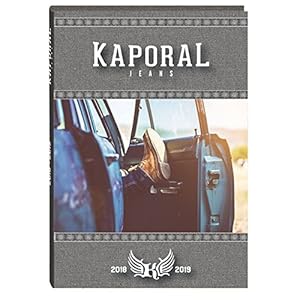 1 Agenda scolaire Kaporal Jeans - 2018/2019 - Une page par jour - 12 x 17 cm (Gris)