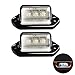 Produktbild WINOMO 2pcs Auto LED-Kfz-Kennzeichen-Umbau-Licht-Auto-Tür-Schritt-Lampe Taillamp