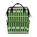 Produktbild COOSUN American Football Field Nappy Wickeltasche Windel Rucksacks mit Insulated Taschen Stroller Straps, großen Kapazitäts-Multi-Funktions-stilvoller Windel-Tasche für Mama Dad Außen Groß mehrfarbi