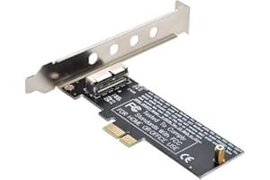 NFHK PCI Express PCI-E 1X a 12+16Pin 2013-2017 Mac Pro Air SSD Convertir tarjeta para A1493 A1502 A1465 A1466
