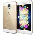 Produktbild Samsung Galaxy S5/S5 Neo Hülle Handyhülle von NALIA, Glitzer Slim Hard-Case Back-Cover Schutzhülle, Handy-Tasche im Glitter Sparkle Design, Dünnes Bling Strass Etui Skin für Samsung-S5 - Gold