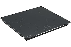 Cookology CIH602 60cm Induction Ceramic Hob Cooktop in Black - 4 Cooking Zone - Built-in Worktop - Touch Controls - 9 Heat Settings - Child Lock - Auto Switch Off