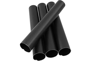 Zenker 7726 Lot de 4 moules tube pâtisserie, moule à gâteau en tube, tube pour croissants apéritifs, Acier inoxydable, Noir, 13 x 2,5 x 2,5 cm
