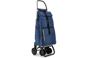 Carro Rolser Big Polar 4 Ruedas 2 Giratorias Plegable - Marino
