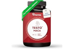 Integratore Maca | Maca Peruviana | Stimolante Naturale Uomo | con Tribulus, Arginina, Taurina, Zinco | Performance Fisiche | Aumento Massa Muscolare | Capsule Vegetali 60 | Vitavea