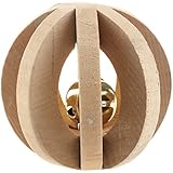 Bell Ball - SODIAL(R)Bell Ball Haustier Glocken Toy Puppy Kaninchen Meerschweinchen Hamster Rat Frettchen Chinchilla