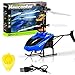 Produktbild Mini Sensor Helikopter + Fernbedienung, mamum Flying Mini RC Infrarot Induktion Helikopter Aircraft Blinklicht Spielzeug für Kid Einheitsgröße blau
