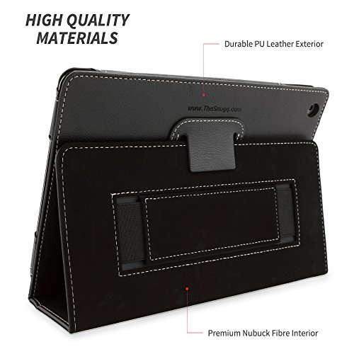 iPad Air 2 Hülle (Schwarz), Snugg – Smart Case mit lebenslanger Garantie + Sleep / Wake Funktion - 3