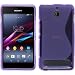 Produktbild PhoneNatic Case für Sony Xperia E1 Hülle Silikon lila S-Style + 2 Schutzfolien