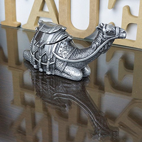 Unendlich U Sitzendes Kamel Form Schmuckschatulle Metalllegierung Zirkonia Schmuckkasten Schmuckkoffer Schmuckkästchen Schmuckbox, Klein/Mittel/Groß - 5