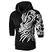 Produktbild Sannysis Herren Slim Fit Hoodie Männer Langarm-Kapuzenpullover Sweatshirt Top Tee Outwear Bluse