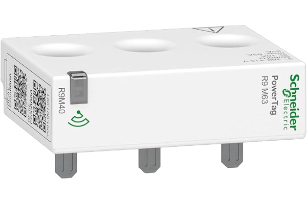 Schneider Electric R9M40 PowerTag Resi9 M63, 3P, installation upptill eller nedan, anslutning med Wiser Gateway, skyddsbrytare – Made in Germany