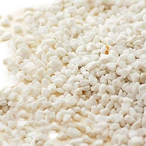 TELLM 0.88lb 400g Fish tank landscape decoration sandstone white fish tank aquarium bottom natural high quality white ston 400g