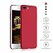 Produktbild Meidom iPhone 7 Plus Hülle iPhone 8 Plus Hülle Matte Slim Case Ultra Dünn Handyhülle,High-Quality Shock Hüllen,All-Fingerprint Schutzhülle für iPhone 7 Plus iPhone 8 Plus-Rot
