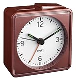 Schlummerfunktion Wetterladen 60.1013.05 Push Wecker, rot/weiß