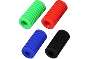 VYIBPDY 4PCS Gommino Leva Cambio Moto Moto Copertura Protezione Leva Cambio, 8mm Manicotto Protettivo per Leva del Cambio per Moto Copri-Cambio Moto Antiscivolo Pedale Della Leva