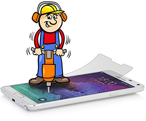 StilGut Displayschutzfolie Panzerglas für Samsung Galaxy Note 4 (2er-Pack) - 8