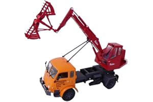 OPO 10 - Camion 1:43 Compatible avec Saviem Renault 4x4 Pelle Mécanique Poclain - SM1
