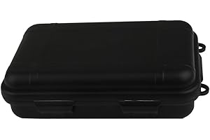 CUTEFLY Boite Hermetique Antichoc Etanche Boite de Rangement Conteneur de Plein Air Noir L