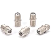 Mounted Lua 5 Pieces, F Intermediate F Interconnector, Female Female, Combiner, Satellite Antenna, Cable Splicing, Apparatus