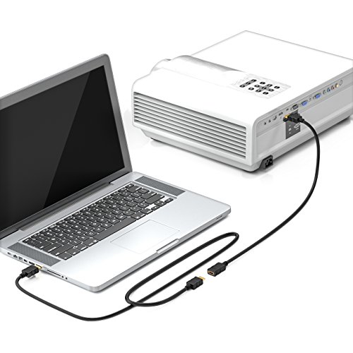 deleyCON 1m HDMI Verlängerung Kabel – kompatibel zu HDMI 2.0a/b/1.4a – UHD / 4K / HDR / 3D / 1080p / 2160p / ARC – High Speed mit Ethernet - 7