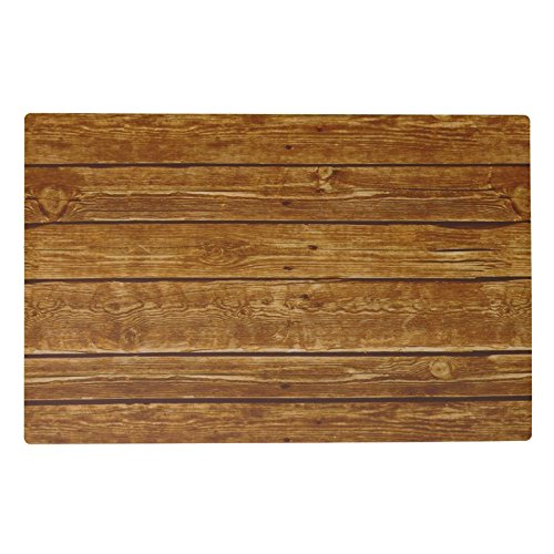 Holzbrett Tischset - Holzbrett Tischset Holzdesign Platzdeckchen Holzoptik Tischmatte