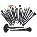 LaRoc 32 Piece Makeup Brush Cosmetic Set Kit Eyeshadow Foundation Powder Blush