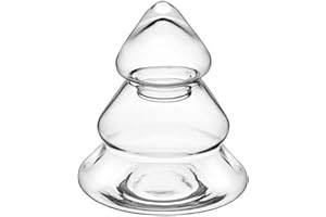 SWEET HOME Biscottiera in vetro a forma di Albero di Natale cod.SB02530LU cm 15h diam.13 by Varotto & Co.