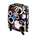 Produktbild Handgepäck Bordgepäck Hartschalen Koffer für Kurzreisen Urlaub Reisen Businesskoffer Trolley Case TSA Schloss 30 Liter Multi Color Schwarz 813/818