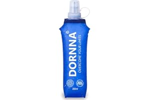 DORNNA® Borraccia Morbida Senza BPA, Borraccia di Silicone e Leggero, Soft Flask per Running, Ciclismo e Escursionismo.