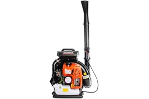 PARKERBRAND.COM 65cc Petrol Backpack Leaf Blower, Extremely Powerful - 210MPH (MK-II)